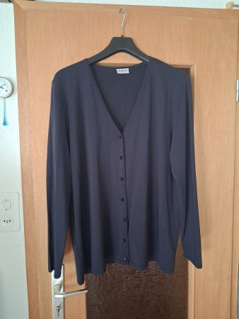 Feine Damen Strickjacke dunkelblau, Viskose, L, NEU