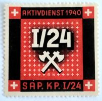 Soldatenmarke 2.WK, Sappeur Kompanie I/24, Wi Sap 54