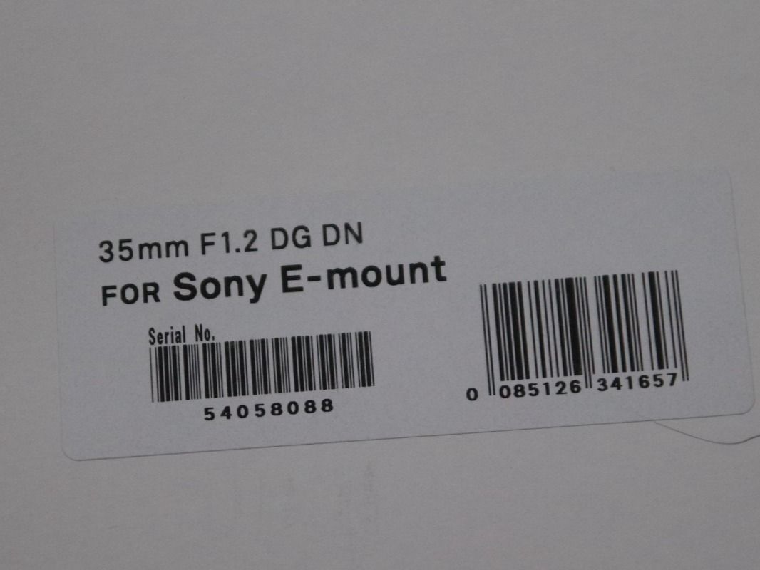 Sigma Obiettivi: SIGMA 35mm 1.2 DG DN Sony E-Mount – Nuovo (secondo la descrizione) da Zofingen venduto da OWYSSAG 7
