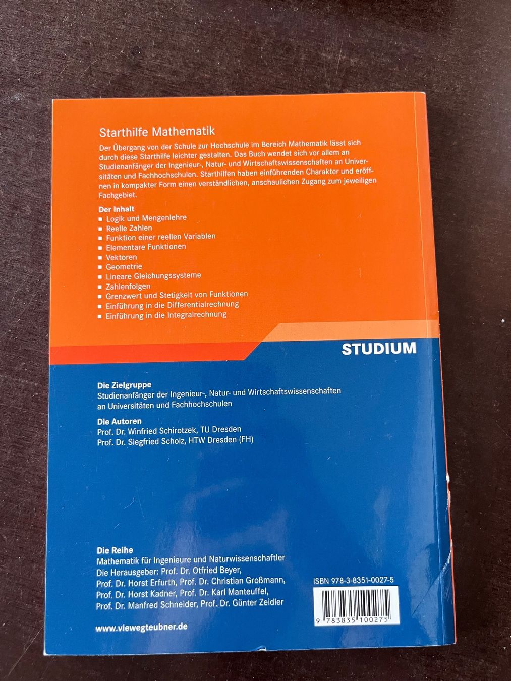 Libri: Starthilfe Mathematik, Grundwissen, Studium – Usato da Zürich venduto da mon_j6zf 3