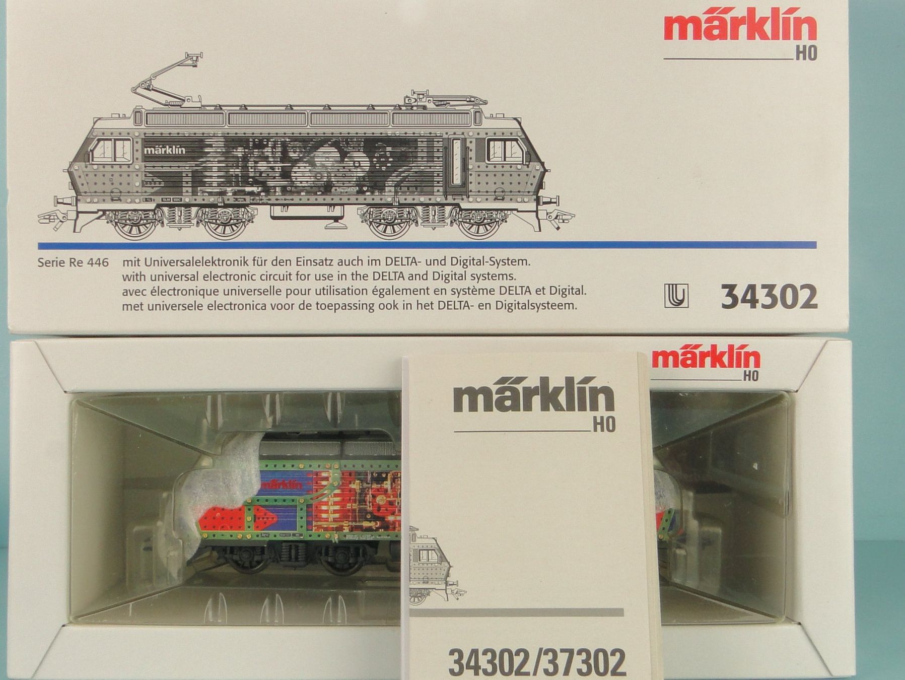 Märklin Modellini di ferrovie: Märklin 34302 Re 446, Delta Digital – Usato da Bülach venduto da cann11 1