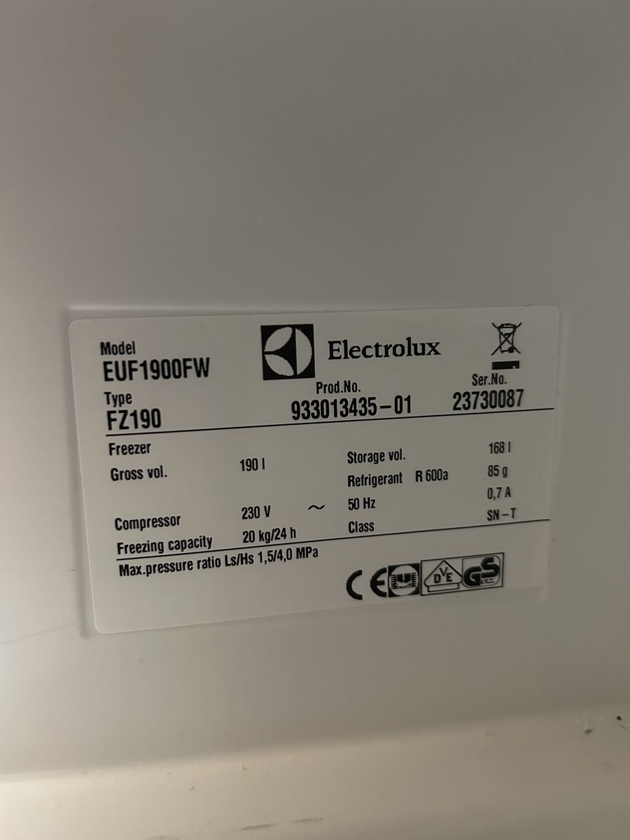 Congelatori: Electrolux EUF1900FW - Gefrierschrank – Usato da Bözen venduto da obi92 3