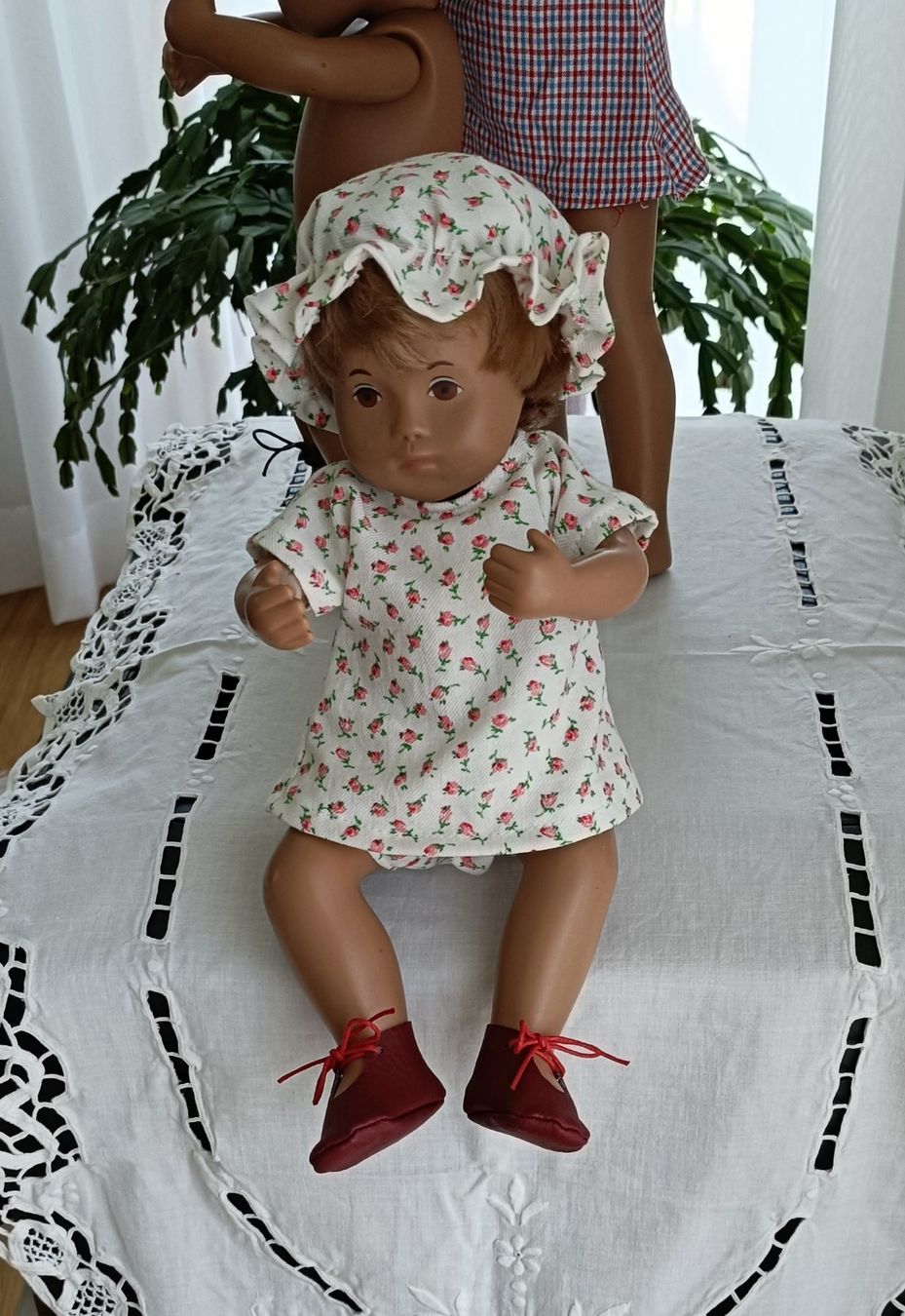 Bambole: Fürs Sasha Baby oder Natterer 32 cm: Schühli rot – Nuovo e nell'imballaggio originale da Seewen SZ venduto da 27maan