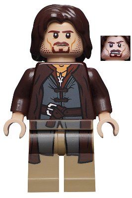 Lego Hobbit Lord Of The Rings : Aragorn ( Lor017 ) 