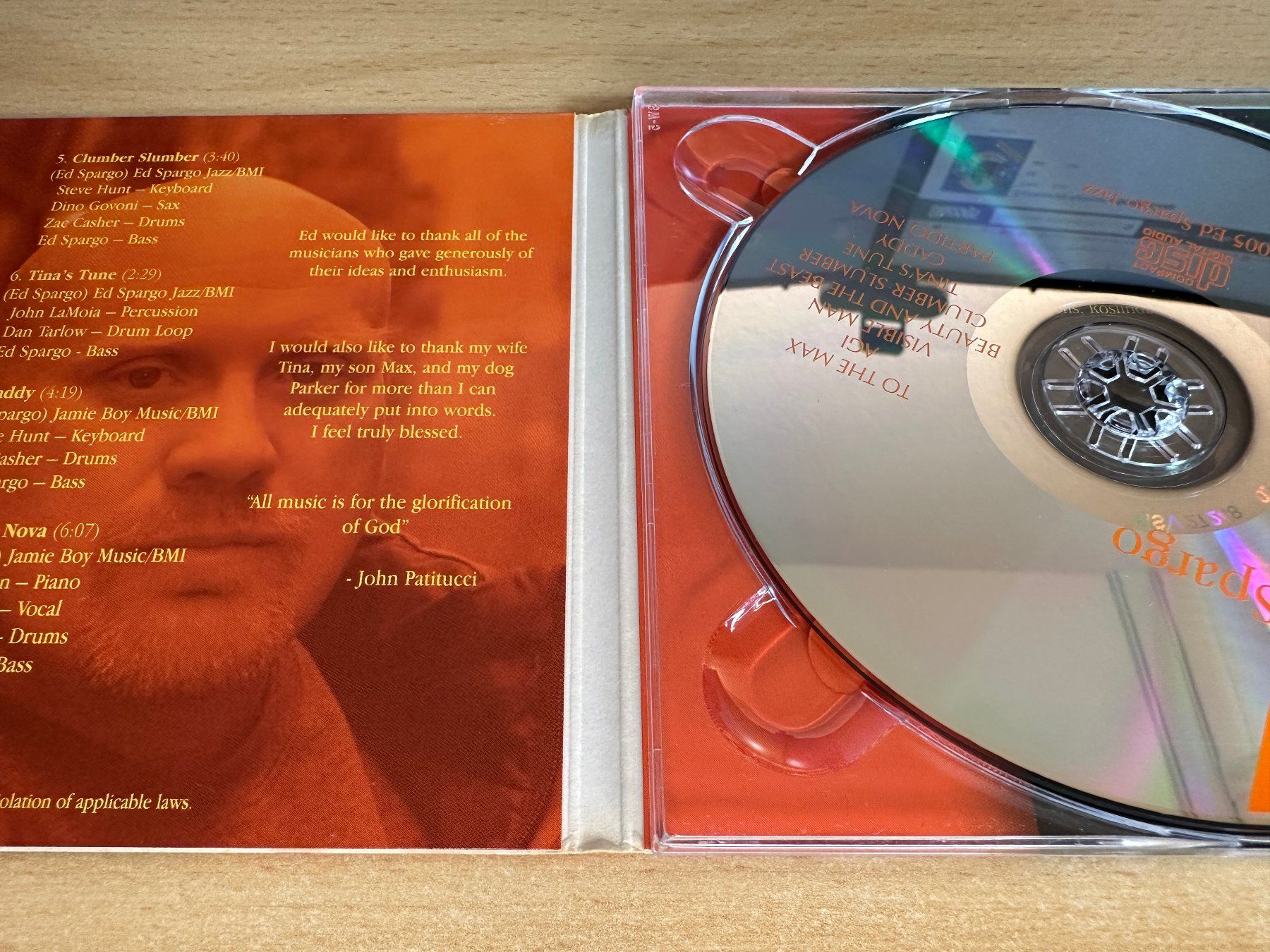 CDs: Ed Spargo – Ed Spargo – Gebraucht aus Rikon im Tösstal von Alpenmutz 2