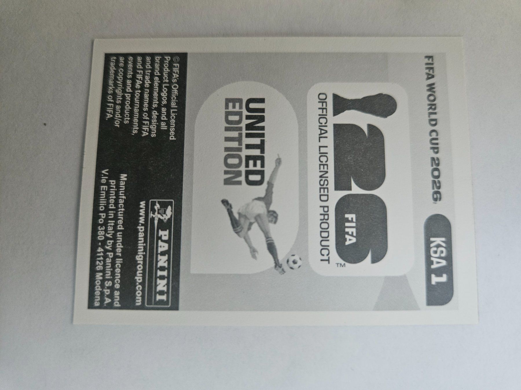 Panini Cartes à collectionner: KSA 1 – D'occasion à Würenlingen par Dinli 1