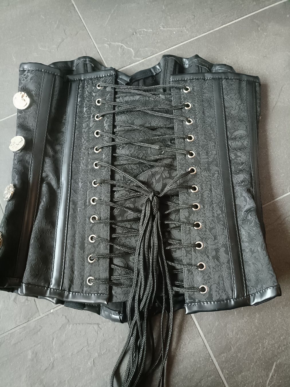 Vestiti: korsage schwarz gothik, steampunk, mittelalter – Nuovo (secondo la descrizione) da Leissigen venduto da Gertsch_ 1
