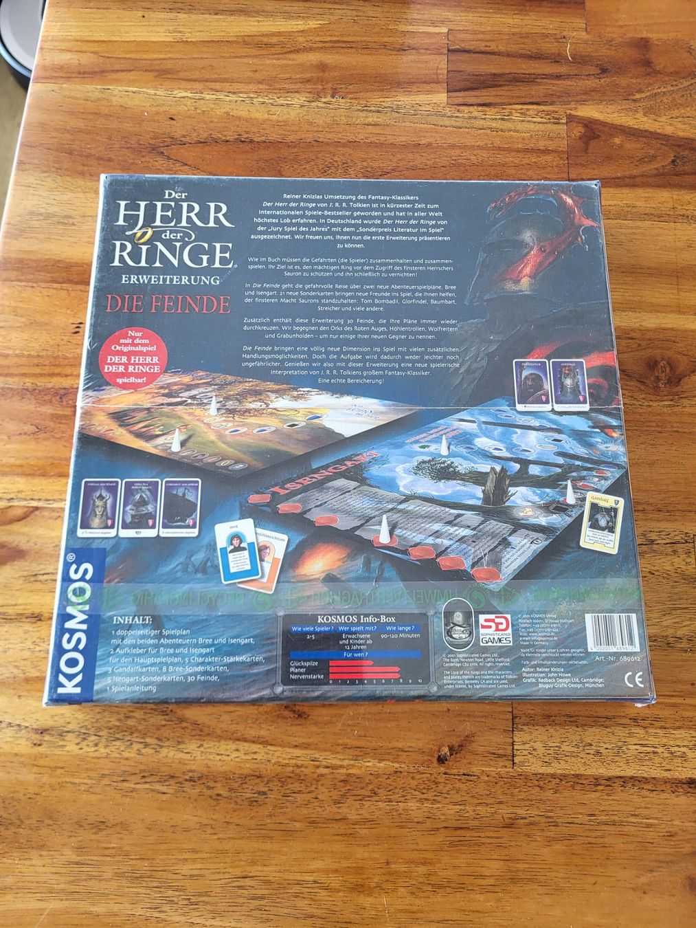 Giochi: Brettspiel Der Herr der Ringe Die Feinde Kosmos Neu – Usato da Niederhelfenschwil venduto da Bruce019 1