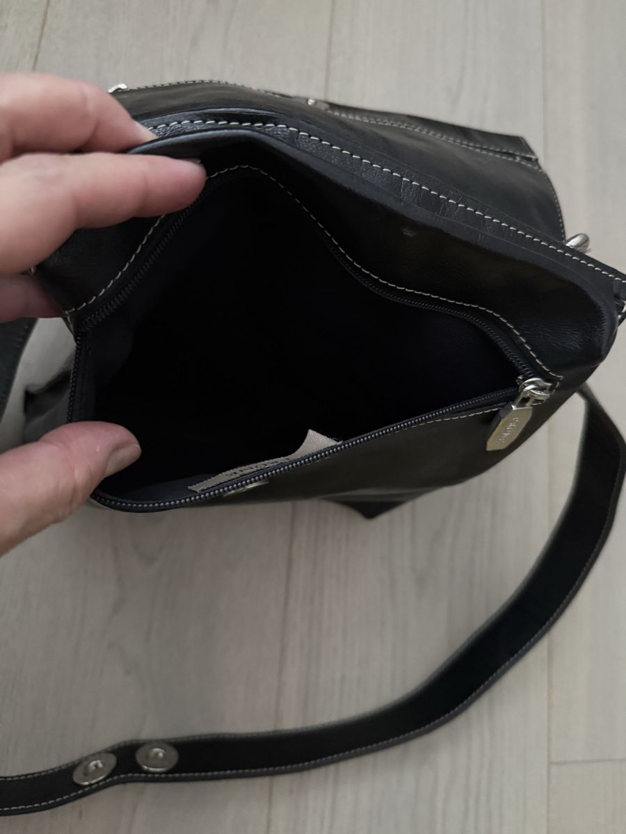 Borse: Learher crossbody schwarz Prüne – Usato da Zürich venduto da lailag 3