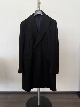 Suitsupply Mantel Wolle schwarz 52 (M)