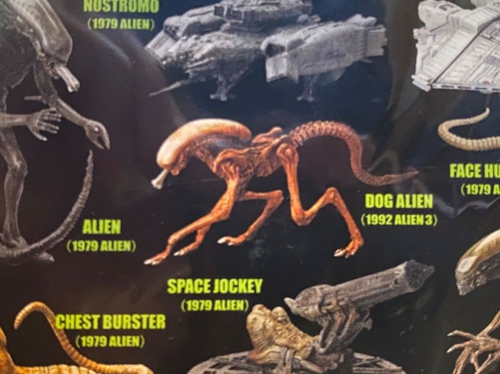 Figuren: Konami Mini Figure ALIEN Dog Alien, HR Giger – Gebraucht aus Murist von Jbourqui 2