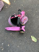 Micro Mini2Go Scooter pink mit Helm gebrauchter Zustand