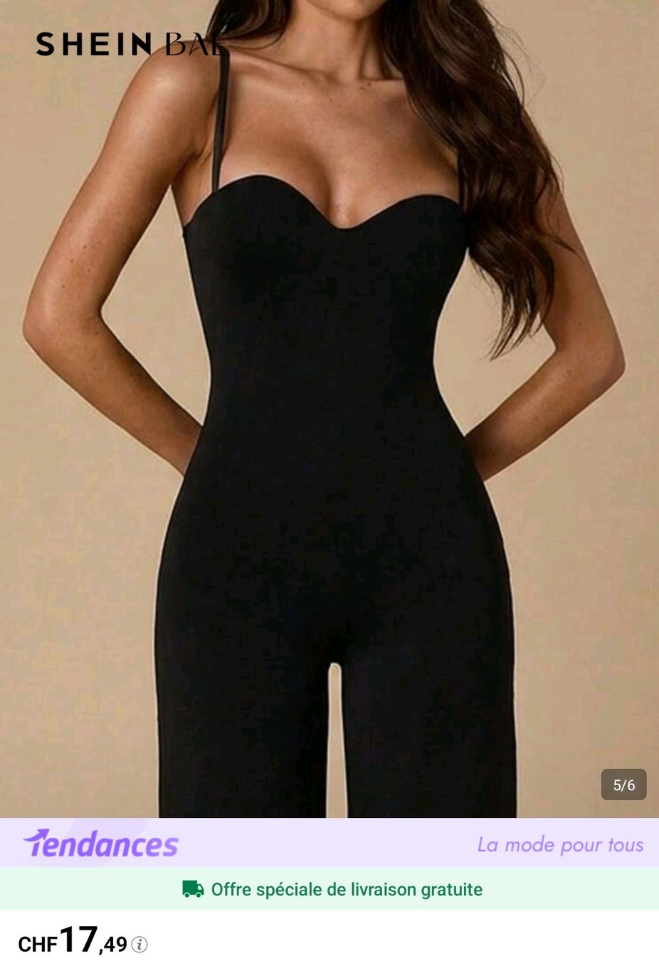Shein Tute: combi shein noire – Nuovo e nell'imballaggio originale da Immensee venduto da Joya974 1