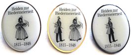 Heiden/AR, Biedermeierfest in Heiden, 3 Anstecknadeln, rar