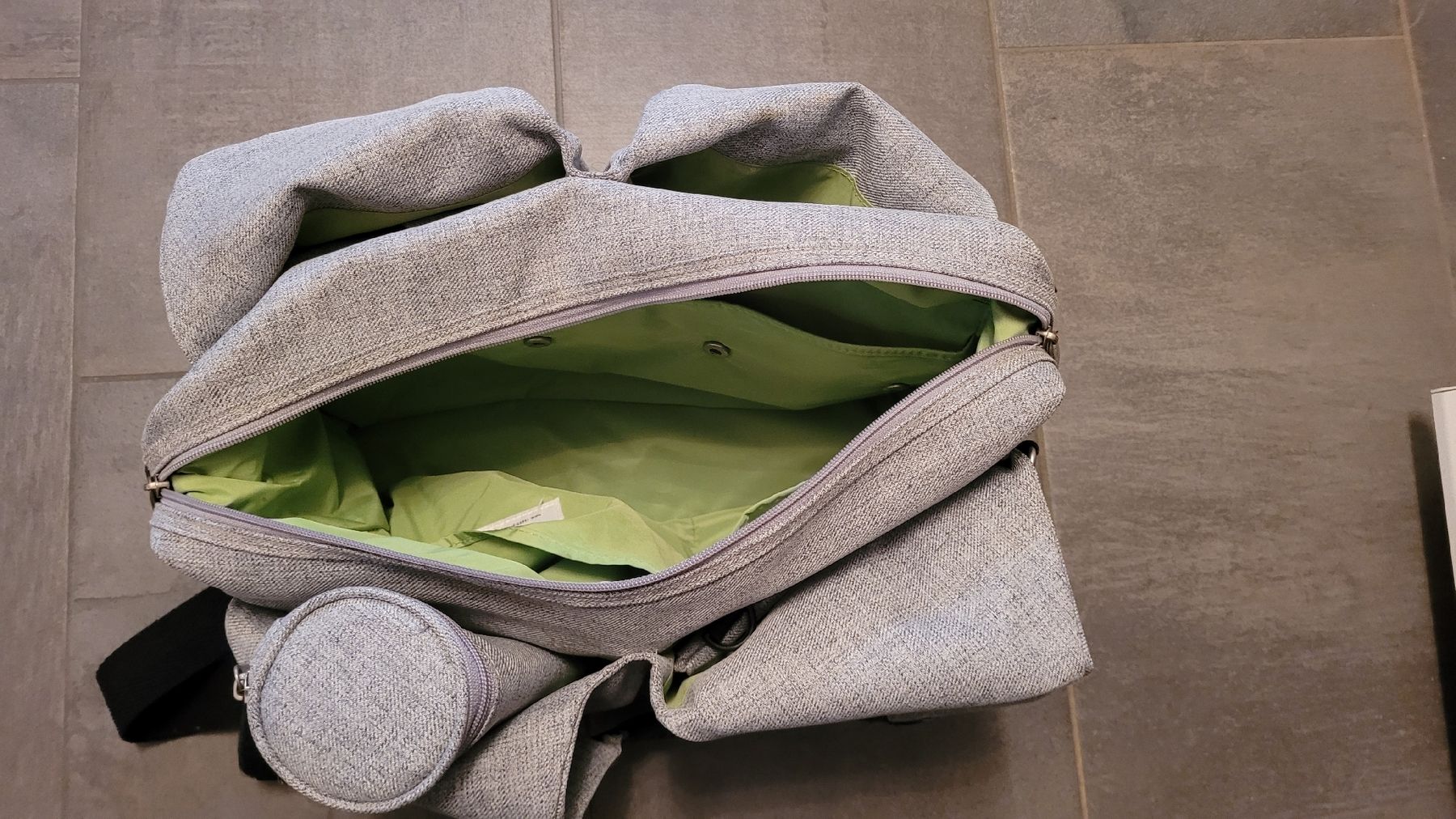 Lässig Borse & Zaini: Lässig Wickeltasche grau meliert – Usato da Niederwil SO venduto da greenp 1