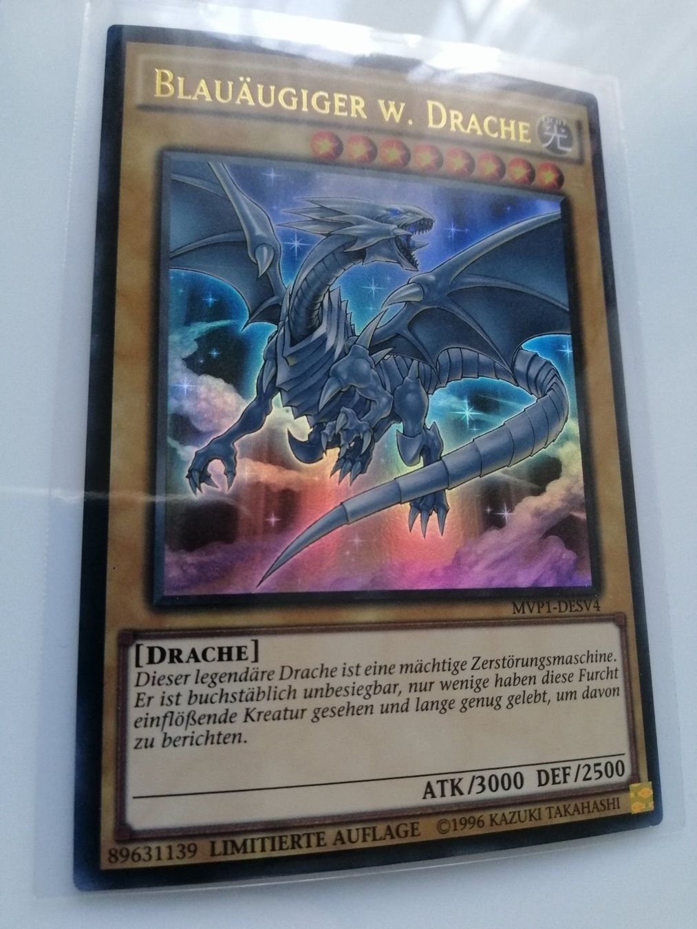 Yugioh Carte collezionabili: Blauäugiger W. Drache Limitierte Auflage – Nuovo (secondo la descrizione) da Boswil venduto da ShoppingCenterCity 6