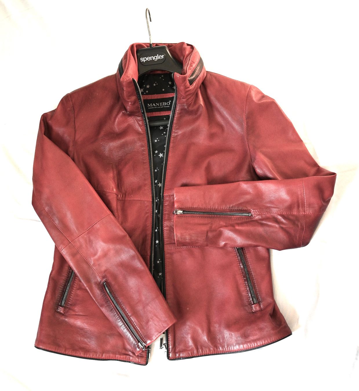 Manebo Giacche: MANEBO, Lederjacke, Gr. 42,  Top Zustand!! – Nuovo (secondo la descrizione) da Oetwil a.d.Limmat venduto da Postding