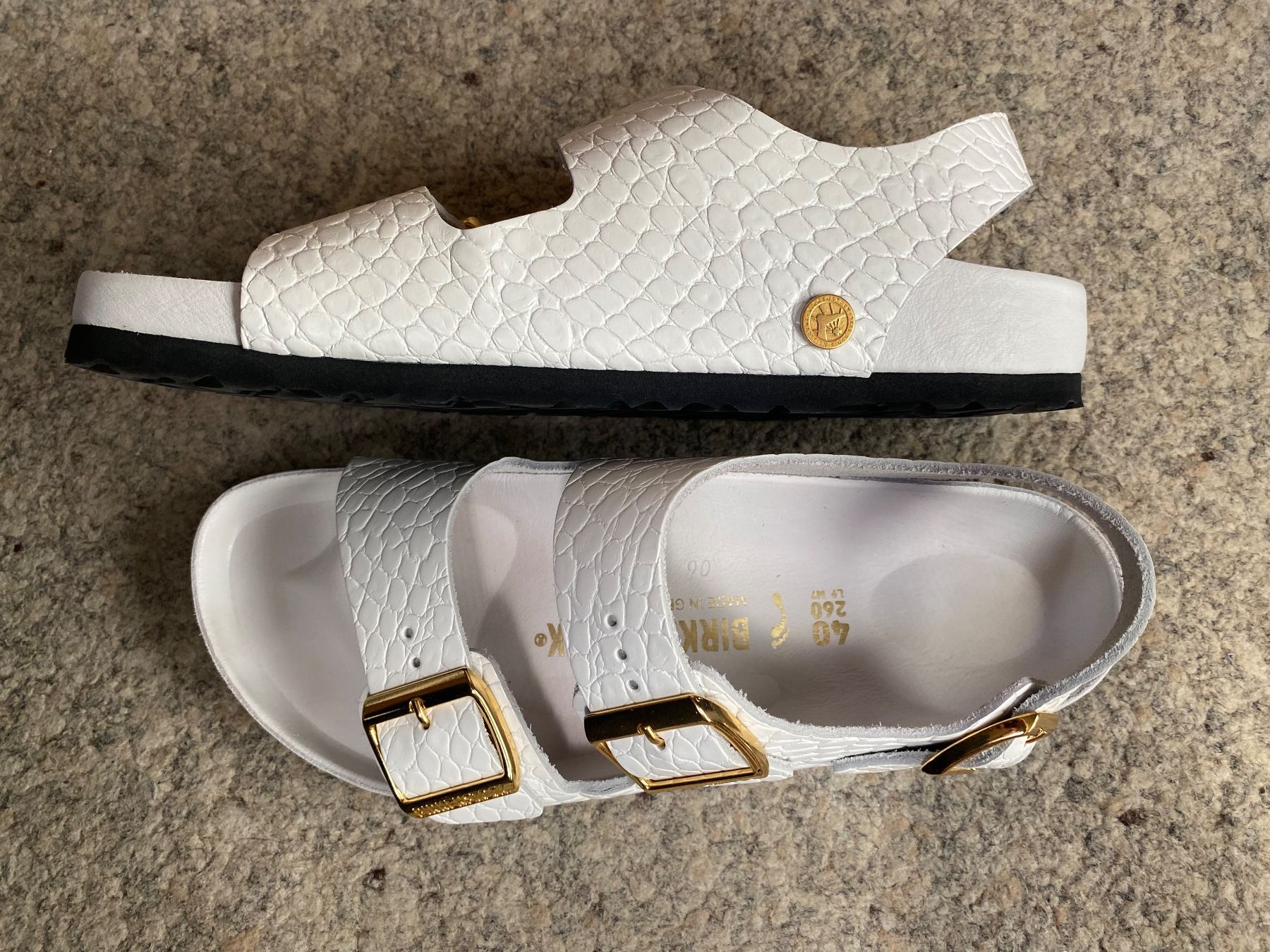 Birkenstock Scarpe da donna: Birkenstock Milano exquisite Gr. 40 – Nuovo (secondo la descrizione) da Wattwil venduto da edel88 3