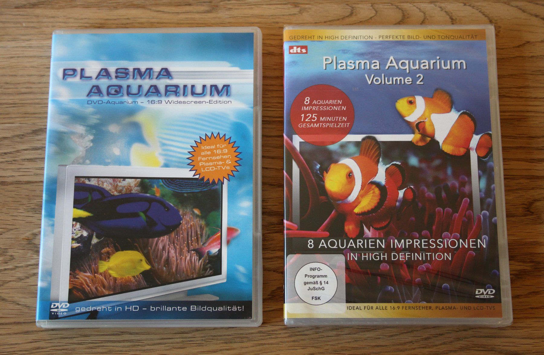 Tous les DVDs: Plasma Aquarium 1 + 2 – D'occasion à Münchenbuchsee par Chaoo