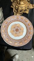 Assiette Luneville Lambert à motif automnal