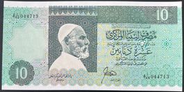Libye/Libyen 10 Dinar (1989) - non circ./unz