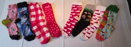 Verschiedene Socken bunt gemustert gebraucht 8 Paar 39/42