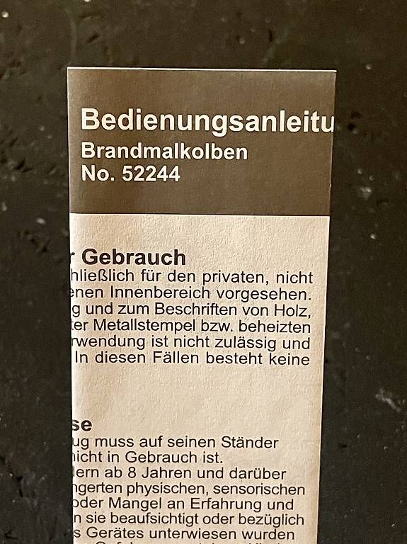 Kits de loisir créatif: Brandmalkolbenset – Neuf avec emballage d'origine à Frauenfeld par michelle83 4
