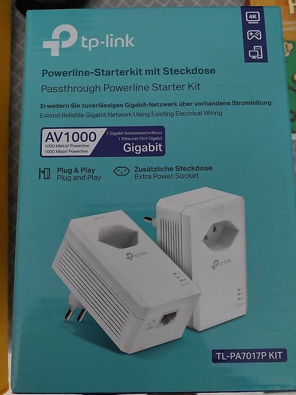 Laufwerke & Adapter: TP Link Powerline – Gebraucht aus Baar von vpa_q7mw