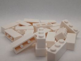 Lego 20 Stk. Bricks 1x3 (weiss)