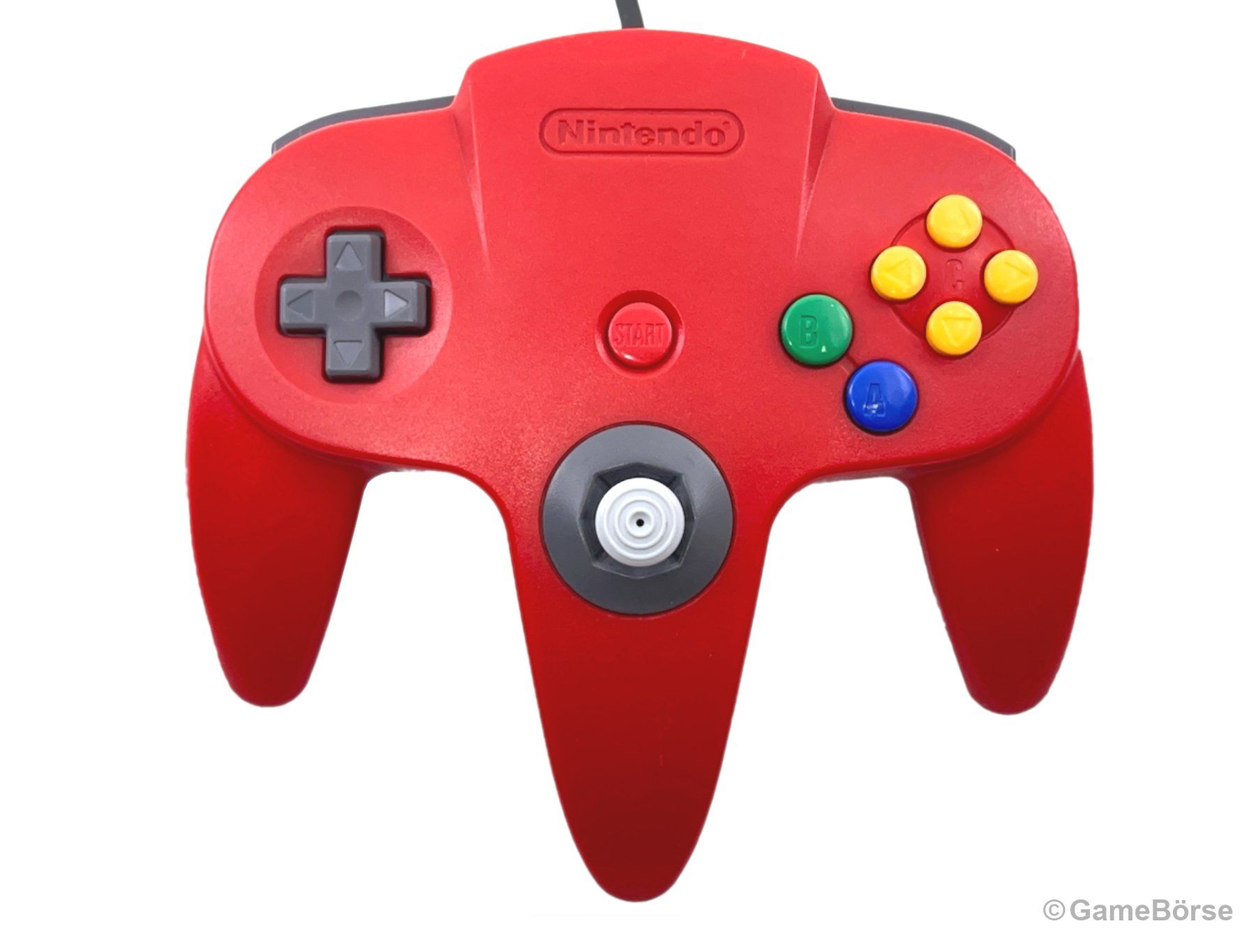 Nintendo Konsolen: ! Sommeraktion ! N64 Controller Original Rot – Gebraucht aus Stettfurt von GameBoerse