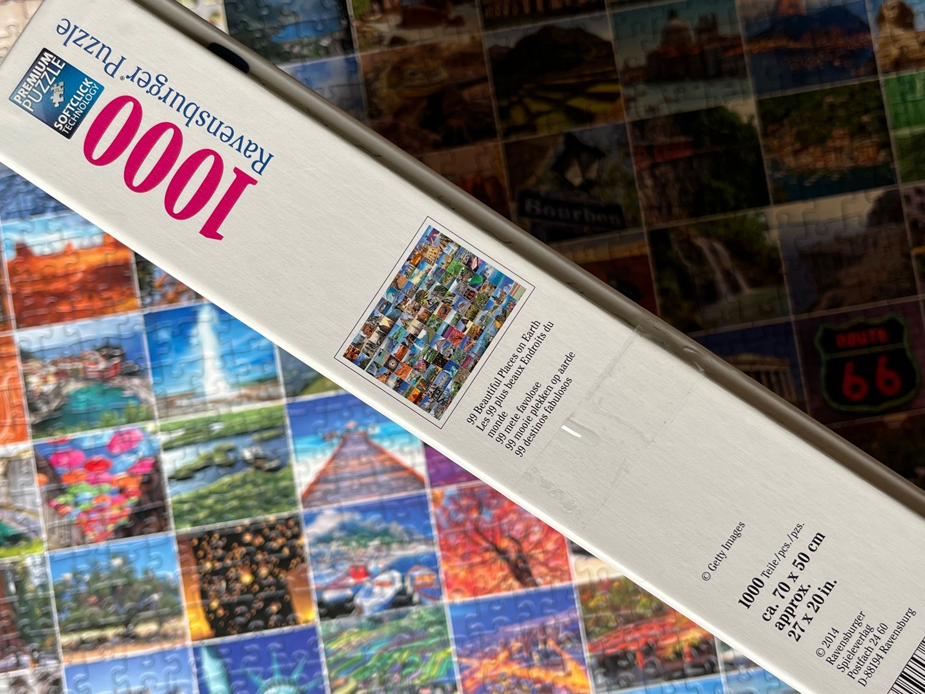 Ravensburger Puzzle: Puzzle "Die 99 schönsten Plätze Europas" – Difettoso da Zürich venduto da Gurkis 2