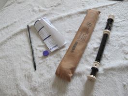 Yamaha Soprano Recorder YRS-302B III Flöte Mit Papiere