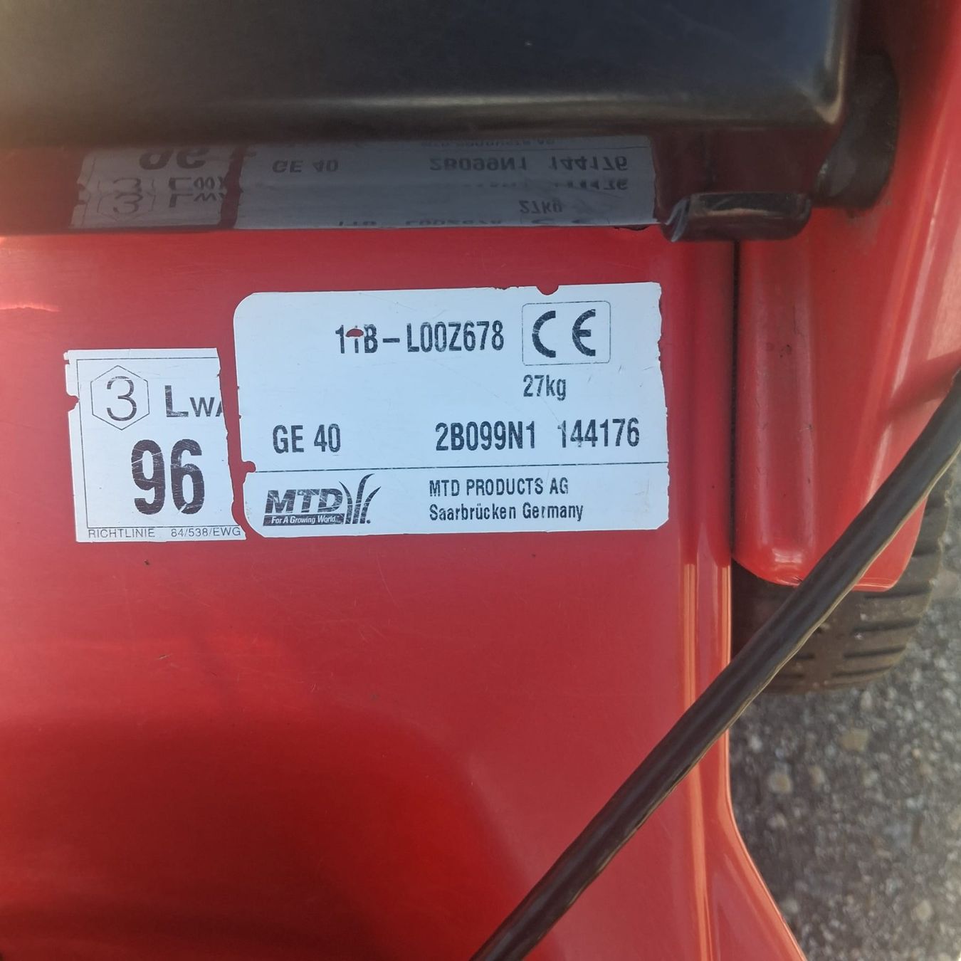 Tondeuses à gazon: Rasenmäher MTD GE 40 – D'occasion à Schüpfheim par 210353 4