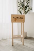 Sassicaia Weinkiste Beistelltisch Holz Unikat Deko
