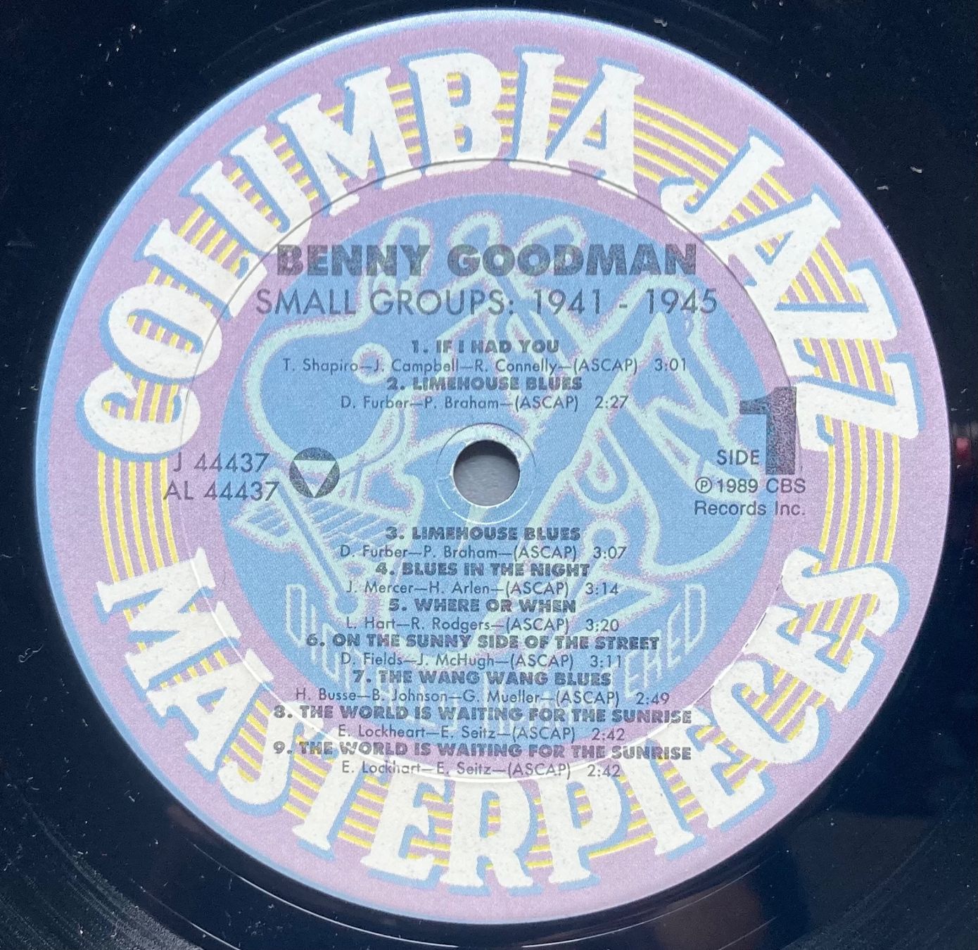 Vinyles: BENNY GOODMAN - SMALL GROUPS: 1941-1945 – D'occasion à Poliez-Pittet par Newtown-Records 2
