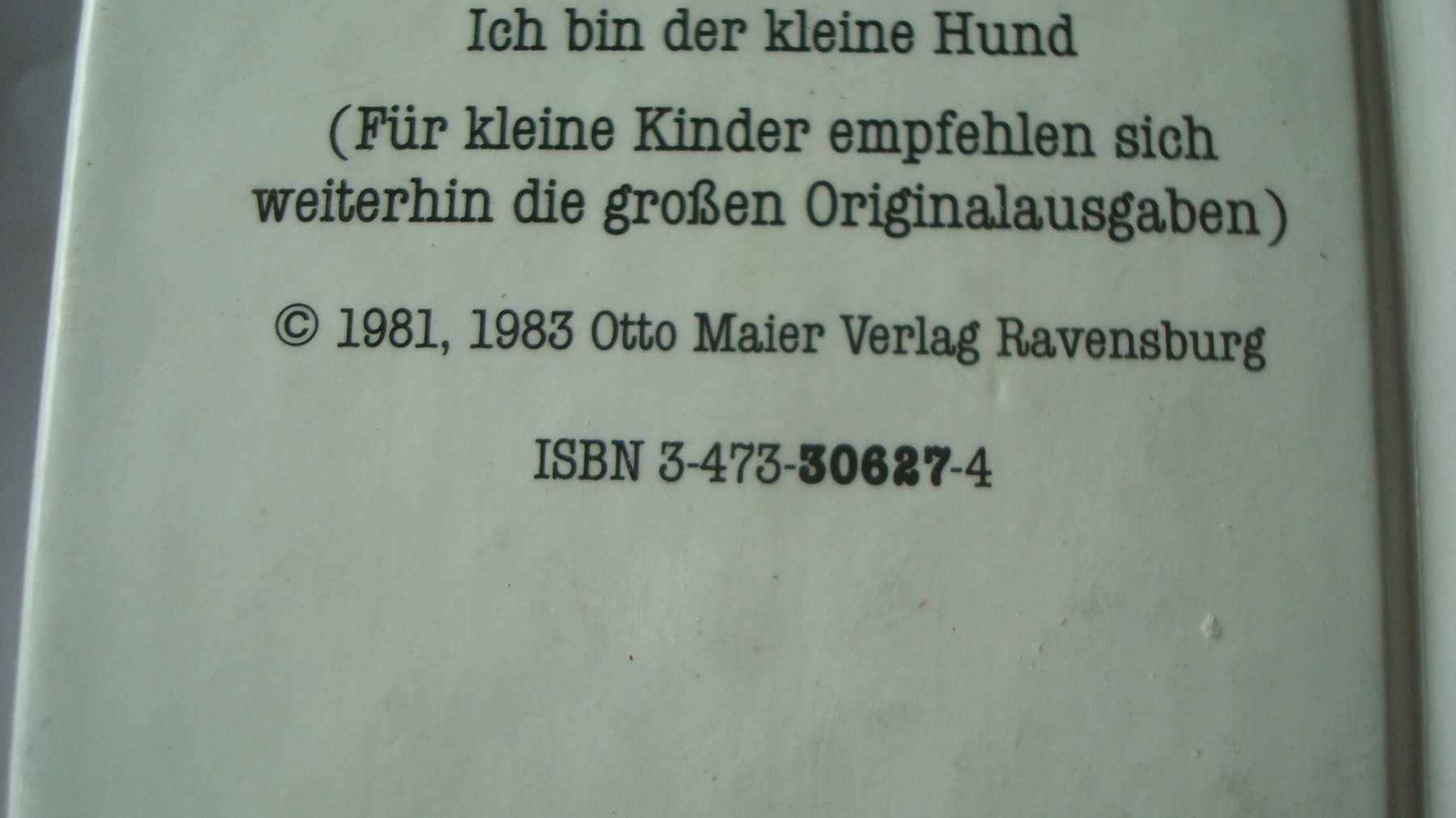 Bücher: Ich bin die kleine Katze Helmut Spanner Ravensburger Mini – Gebraucht aus Münchenstein von Pesci6 1