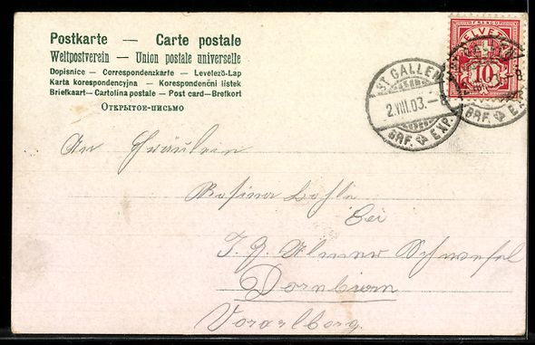 Cartes postales: AK St. Gallen, Partie am Marktplatz – D'occasion à Berlin par bartko-reher 1