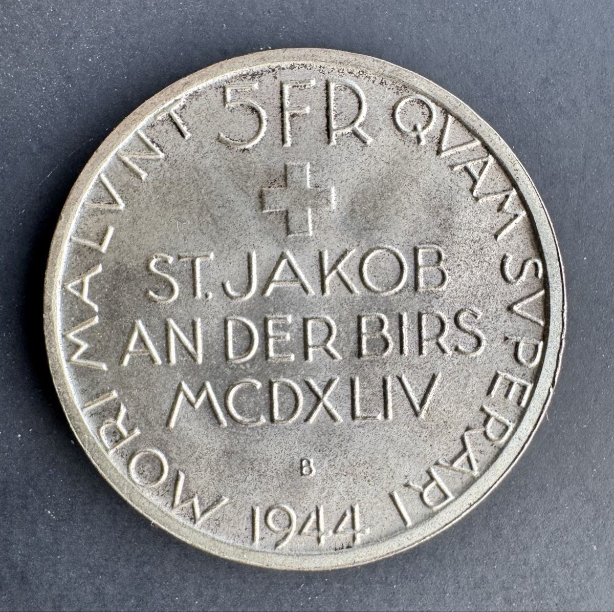 Tutti le monete: 5 Franken St. Jakob 1944 – Usato da Meilen venduto da coins4sale 1