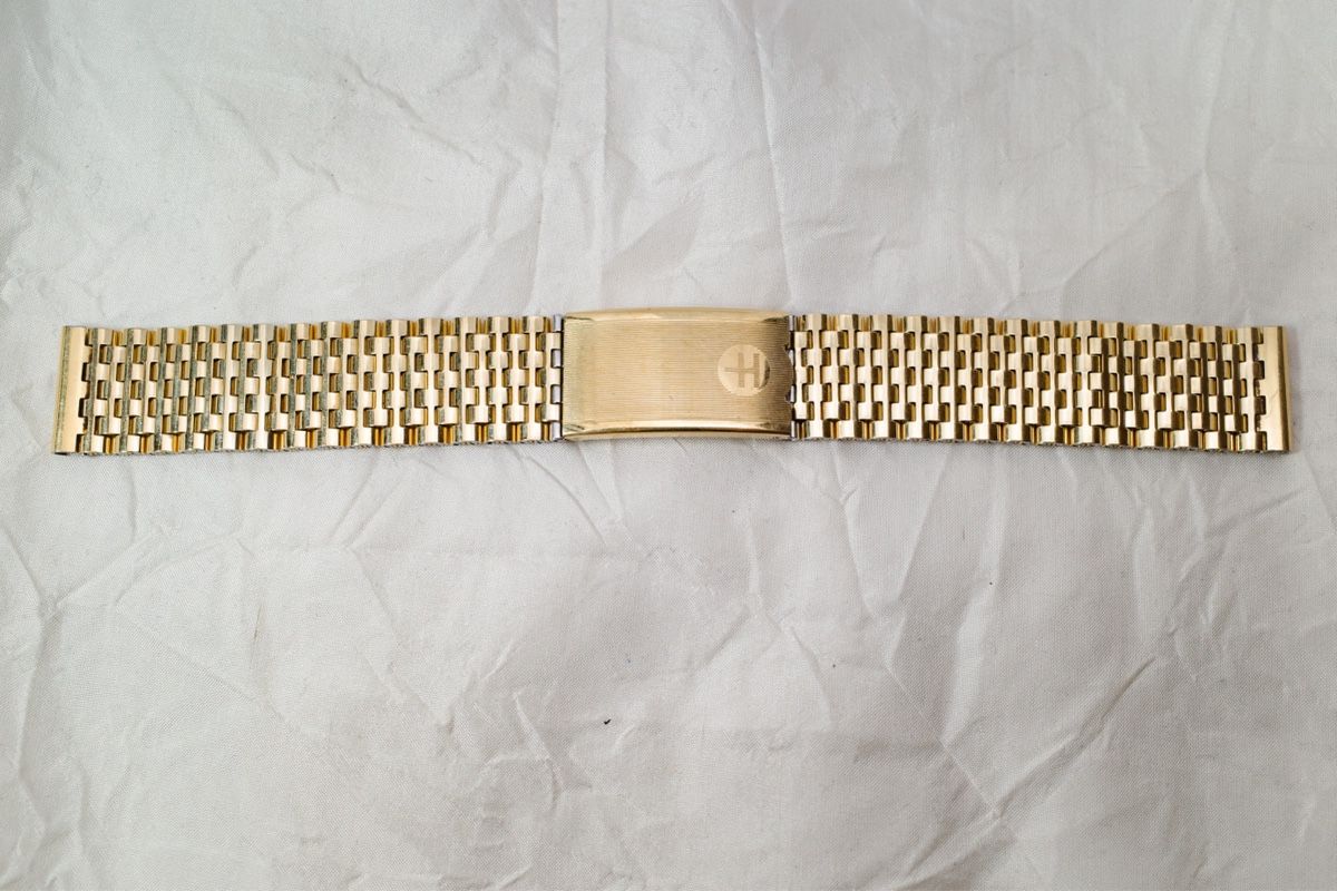 FELCA NSA swiss made Stahl Gold Uhrband 18mm Armbanduhr (Gebraucht) in ...
