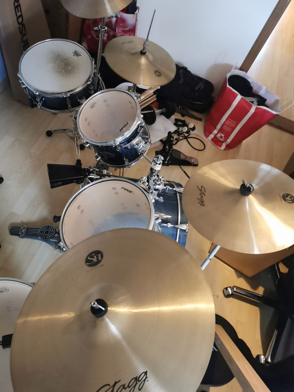 Sonor Strumenti musicali: SONOR Essential Force Schlagzeug Komplettset – Usato da Bern venduto da jan_cg5c 3