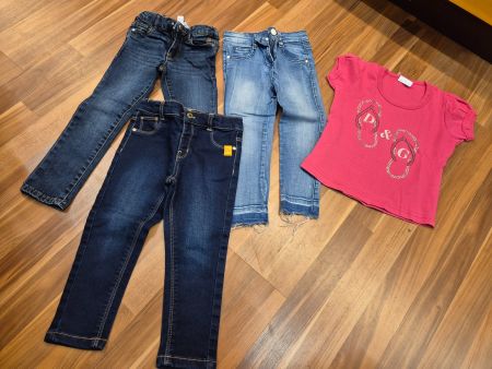 Markenjeans und T-shirt Creeks Primigi okaidi gr 98 K39