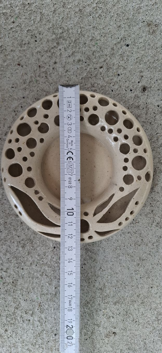 Portacandele: Kernzeständer/ Dekoschale creme  – Usato da Mellingen venduto da lathei 2