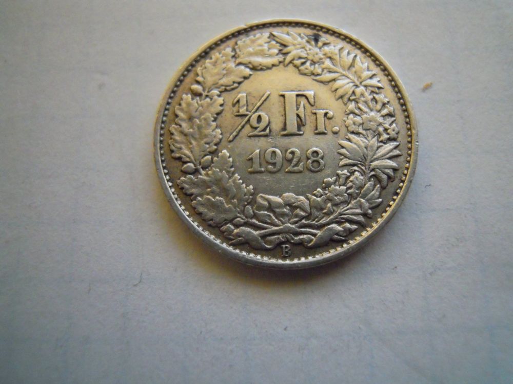50 Rp. 1928 sehr schön (Gebraucht) in Kriegstetten für CHF 1.75 – mit ...