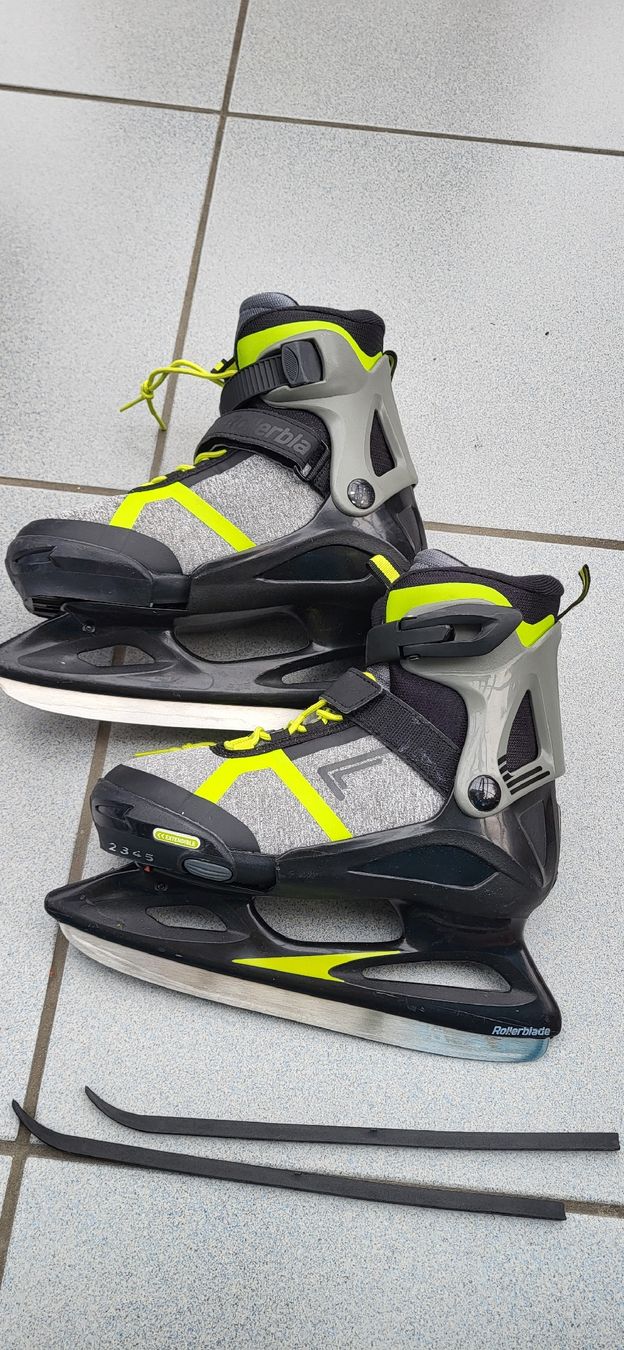 Pattini da ghiaccio: Kinder Schlittschuhe Rollerblade Grosse 32-37 – Usato da Oberwil BL venduto da Manue1974