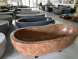 Badewanne Freistehende Marmor Stein Bad Wanne Steinwanne