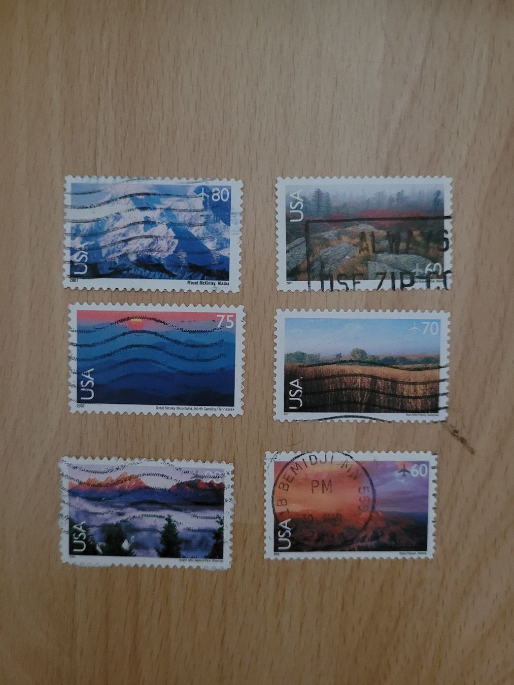 Alle Briefmarken: Briefmarken USA – Gebraucht aus Inwil von Flower2325