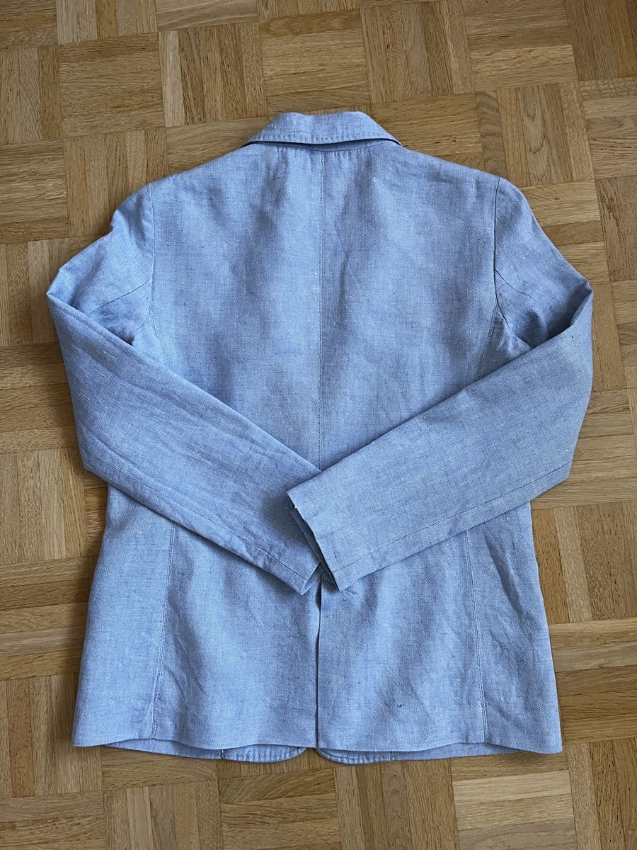 Massimo Dutti Giacche: Massimo Dutti Leinen Blazer, hellblau, Gr. 38, Sommer! – Usato da Zürich venduto da Kleanthy 6