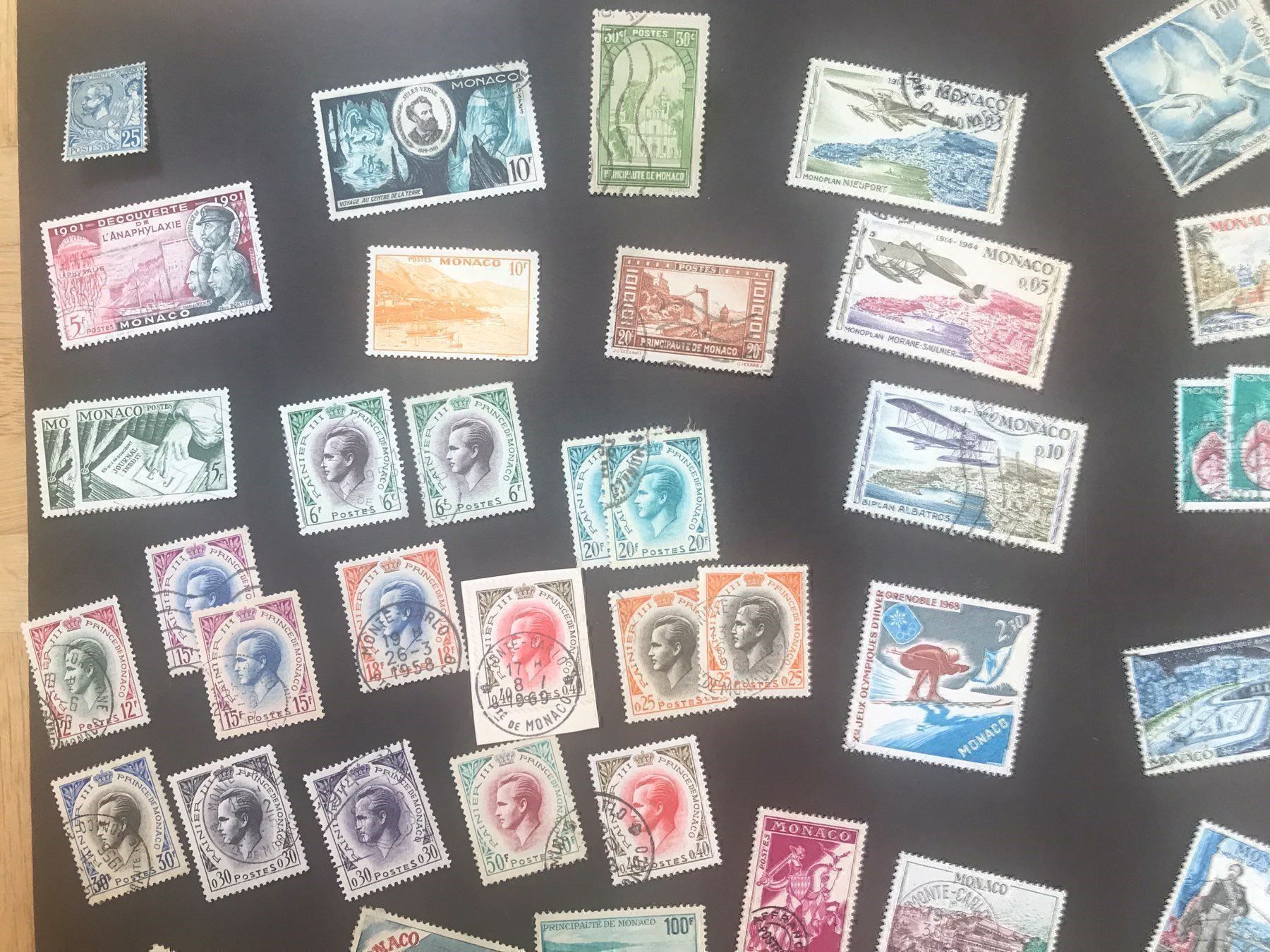 Alle Briefmarken: Interessantes Restlot Monaco ab 1901 – Gebraucht aus stäfa von brandy66 3