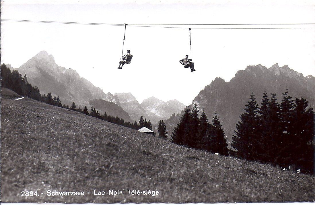 Ansichtskarten: LE LAC NOIR, le télésiège – Neu (gemäss Beschreibung) aus Les Verrières von Scampi0