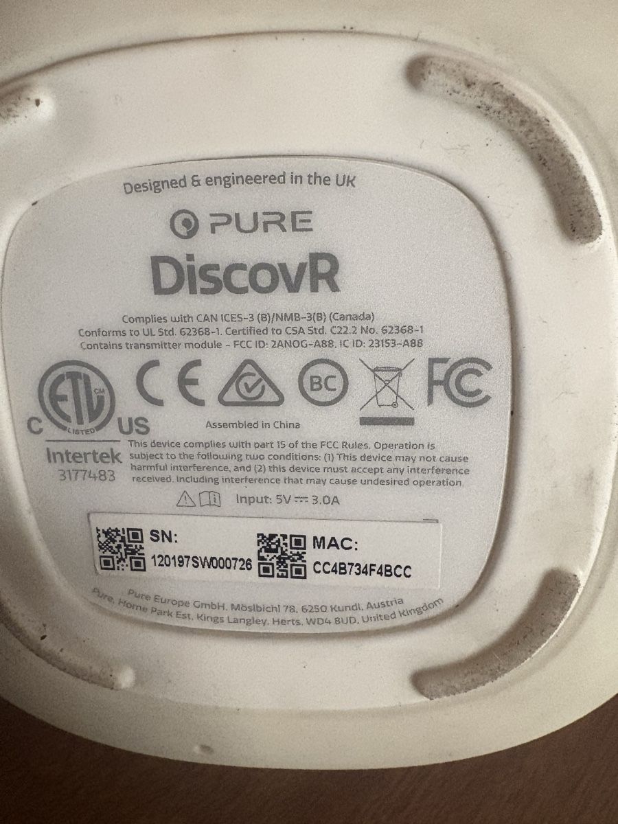 Casse acustiche: PURE DiscovR Smart  – Usato da Basel venduto da Tro_1can 2